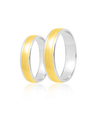 Classic gold wedding band 4 mm 14k size 24 - 32