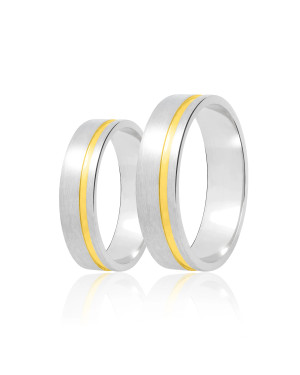 Classic gold wedding band 4 mm 14k size 6 - 14