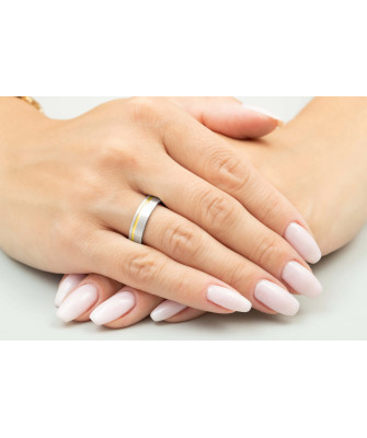 Classic gold wedding band 4 mm 14k size 6 - 14