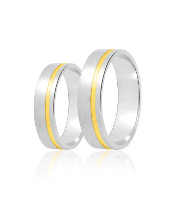 Classic gold wedding band 4 mm 14k size 24 - 32