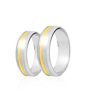 Classic gold wedding band 4 mm 14k trial Size 24 - 32
