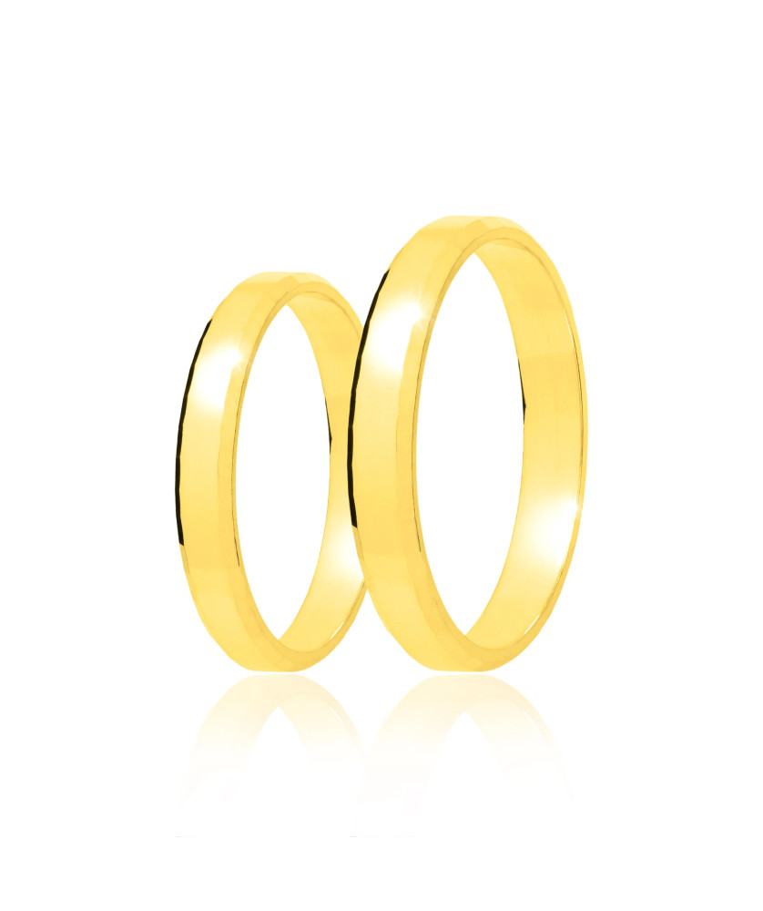 Złota obrączka ślubna 4 mm próba 14k Rozm. 6 - 14