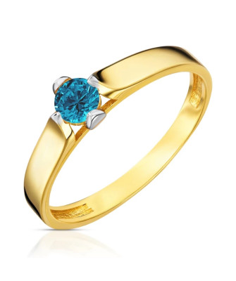 14k ring with turquoise stone