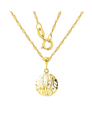 GOLDEN FILIGREE PENDANT 14k test