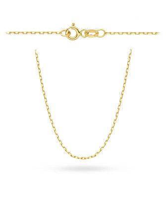 Łańcuszek złoty pr. 14k - splot ankier 50 cm