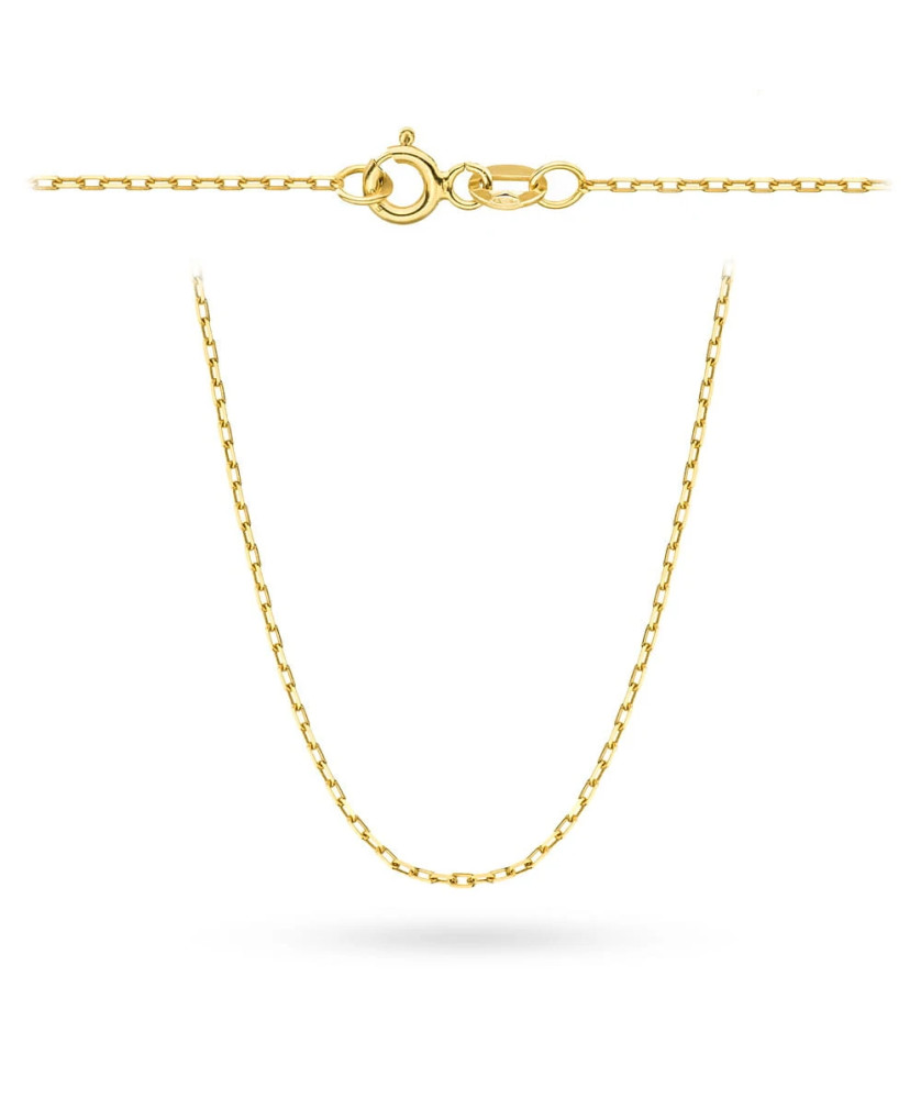 Łańcuszek złoty pr. 14k - splot ankier 50 cm
