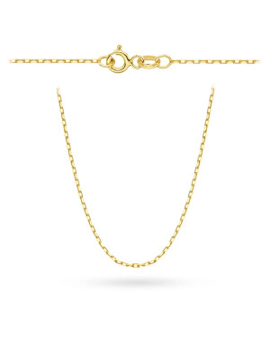 Łańcuszek złoty pr. 14k - splot ankier 50 cm