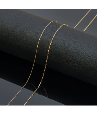 Gold chain 14k - anchor weave 55 cm