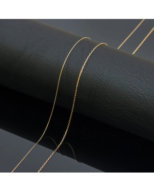 Gold chain 14k - anchor weave 55 cm