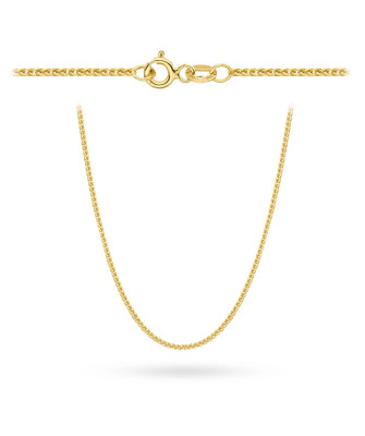 Gold chain 14k - fox tail weave 50 cm