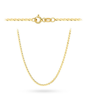 Gold chain 14k - gucci weave 45 cm