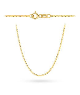 Gold chain 14k - gucci weave 55 cm