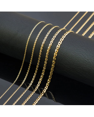 Łańcuszek złoty pr. 14k - splot gucci 55 cm