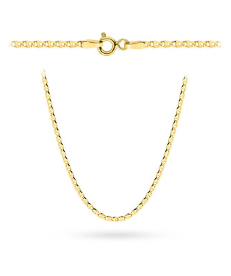 Łańcuszek złoty pr. 14k - splot gucci 60 cm
