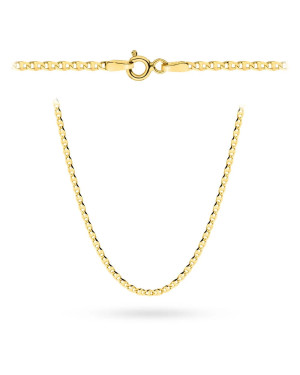 Łańcuszek złoty pr. 14k - splot gucci 60 cm