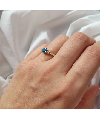 14k ring with turquoise stone