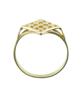 Gold filigree ring pattern 375 test