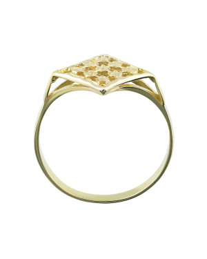 Gold filigree ring pattern 375 test