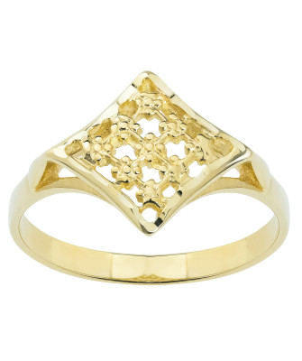Gold filigree ring pattern 375 test