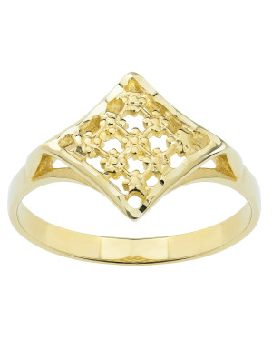 Gold filigree ring pattern 375 test