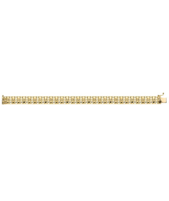 Gold bracelet from the "PIATTO" collection wide