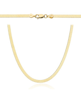 Łańcuch złoty taśma 42cm
