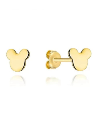 Gold mouse earrings
