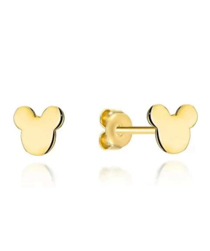 Gold mouse earrings