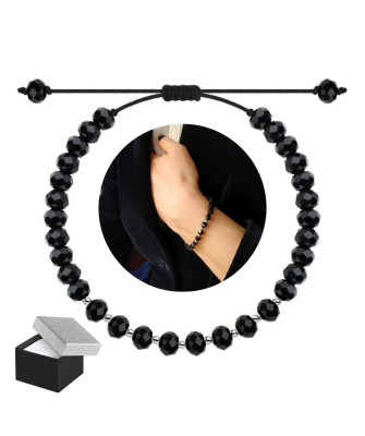 Silver Bead Bracelet ONYX
