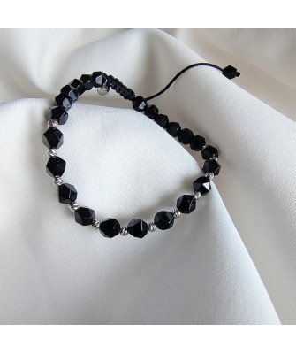 Silver Bead Bracelet ONYX