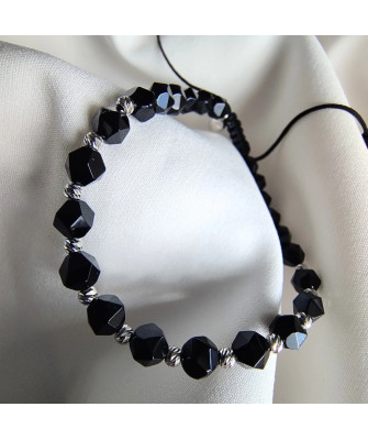 Silver Bead Bracelet ONYX
