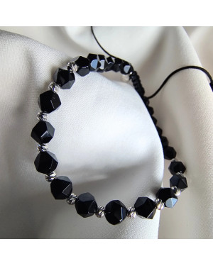 Silver Bead Bracelet ONYX