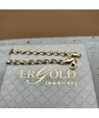 Gold bracelet adorned with hearts