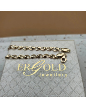 Gold bracelet adorned with hearts