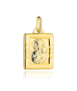 Gold medal Our Lady of Częstochowa in a rectangular frame