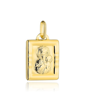 Gold medal Our Lady of Częstochowa in a rectangular frame