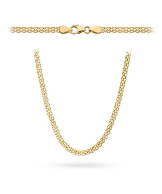 Gold Bismarck chain 45cm - 4mm