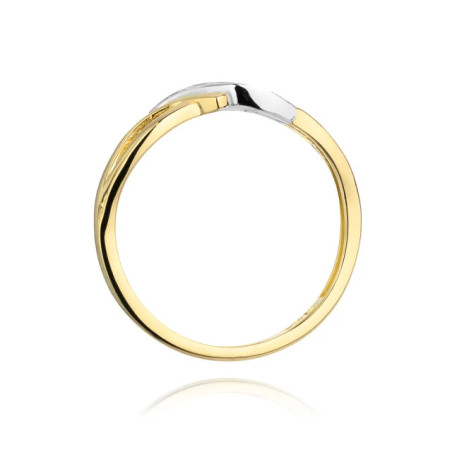 Gold ring with diamond EY-192 0.02ct | GoldJewellery