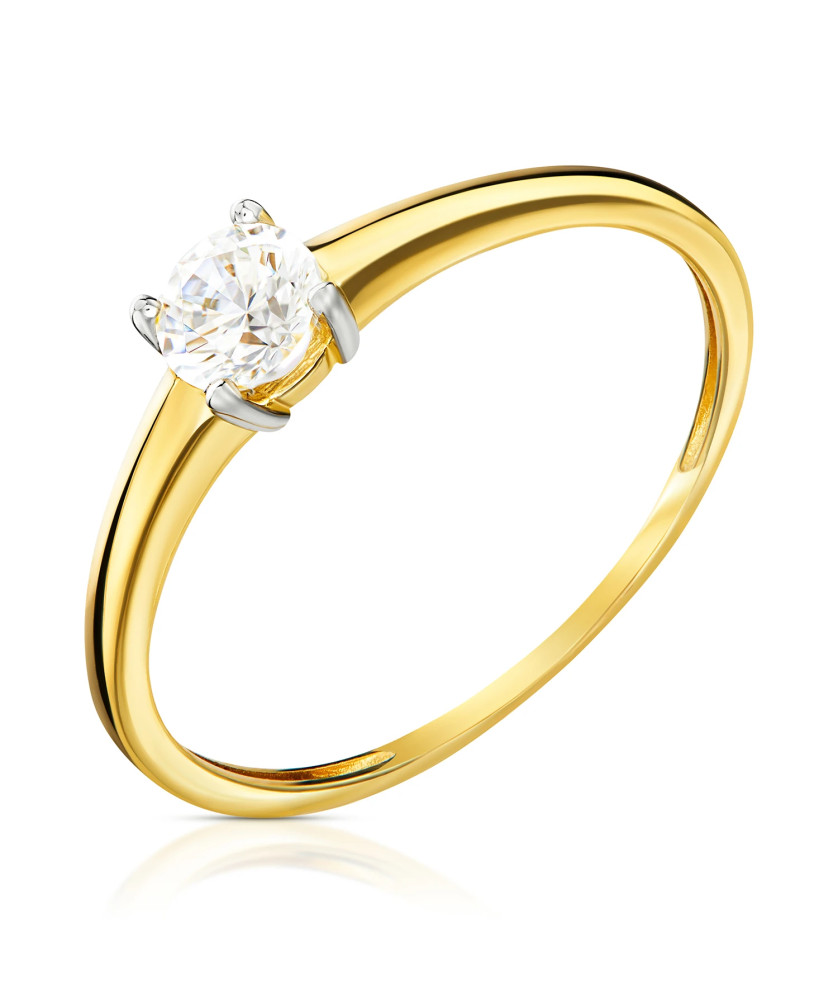 Classic 14k 14k gold engagement ring