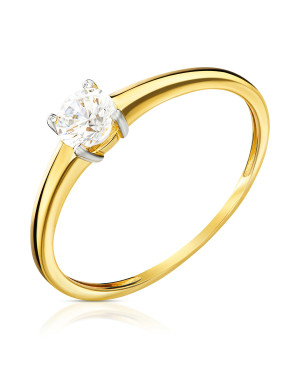 Classic 14k 14k gold engagement ring