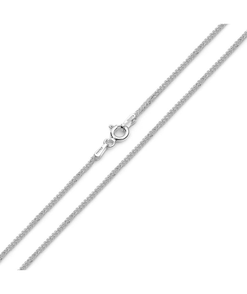 Sterling Silver Fox Tail Chain 45cm