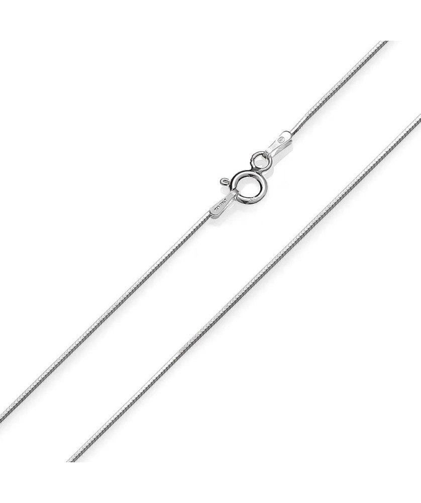 Srebrny łańcuszek splot Linka 45cm