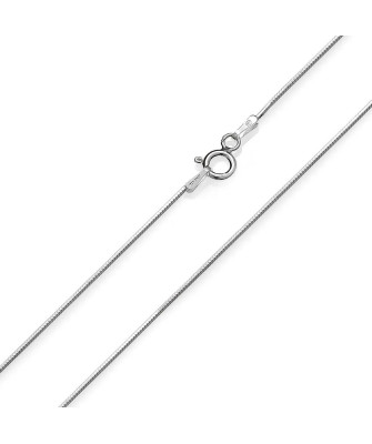 Silver chain Link weave 55cm