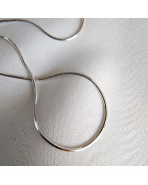 Silver chain Link weave 55cm