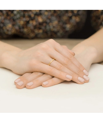 14k Gold Ring with Diamonds 0.04ct Certificate