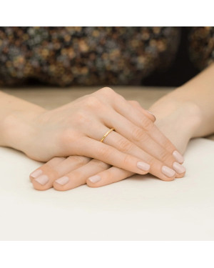 14k Gold Ring with Diamonds 0.04ct Certificate