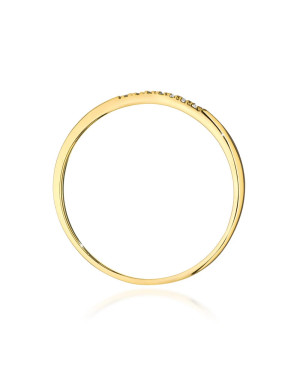 14k Gold Ring with Diamonds 0.04ct Certificate