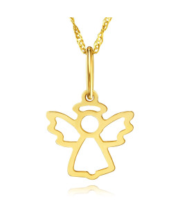 Necklace with an angel