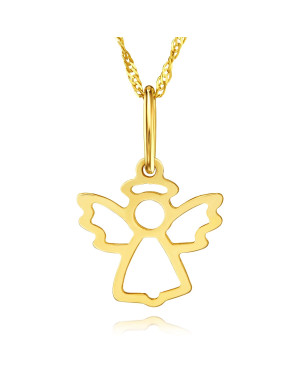 Necklace with an angel