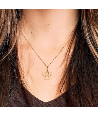 Necklace with an angel